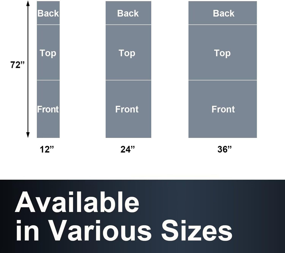 Ships Next Day, Made in USA - Custom Table Runner with Business Logo - Events, Parties, Ceremonies - Personalized Kitchen Decor & Small Business Essentials 12"x72", 24"x72", 36"x72"
