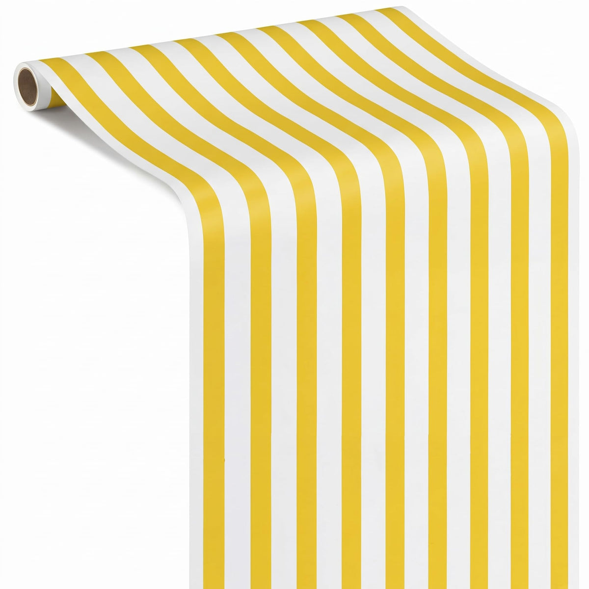 AmazingSpark Light Blue Striped Table Runner Roll - Disposable Paper Cabana Striped Table Runner for Birthday Wedding Carnival Christmas Party Kitchen Dining Tabletop Decoration(25' Long X 16" Wide)