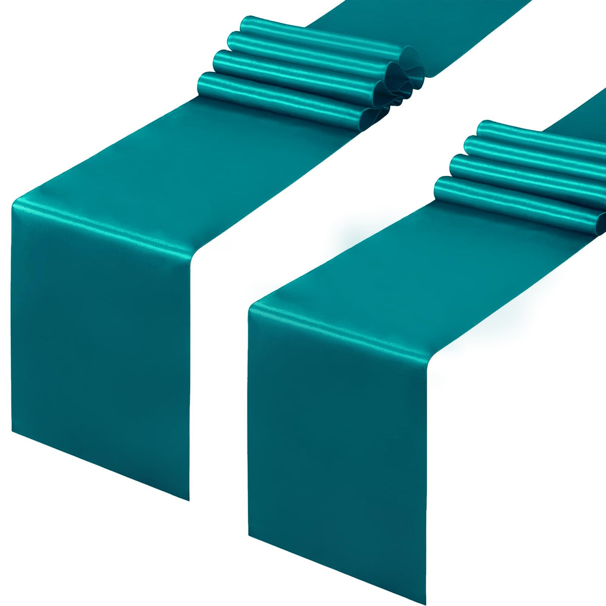 Horbaunal 24 Pack Sage Green Satin Table Runner 12 x 108 Inch