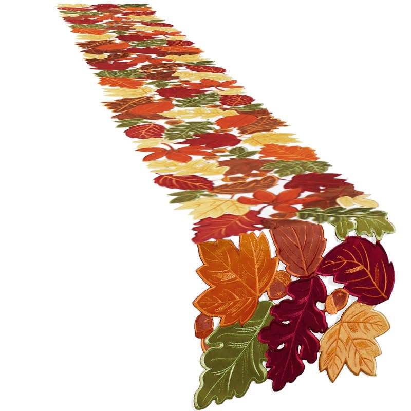 Simplebrand Harvest Fall Table Runner 70 Inches Long for Thanksgiving