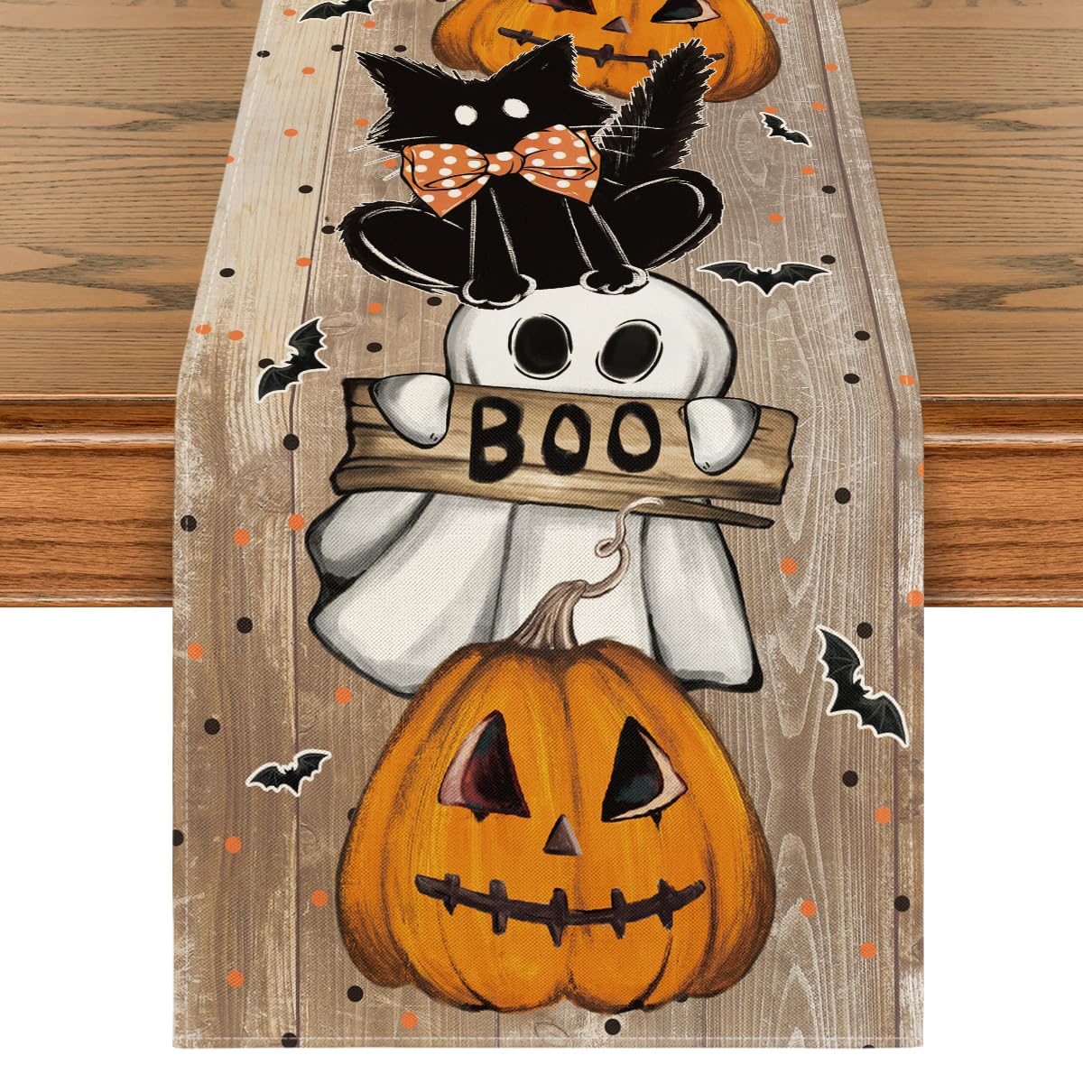 Artoid Mode 210 GSM Halloween Table Runner Home Party Decor 13x36 Inch