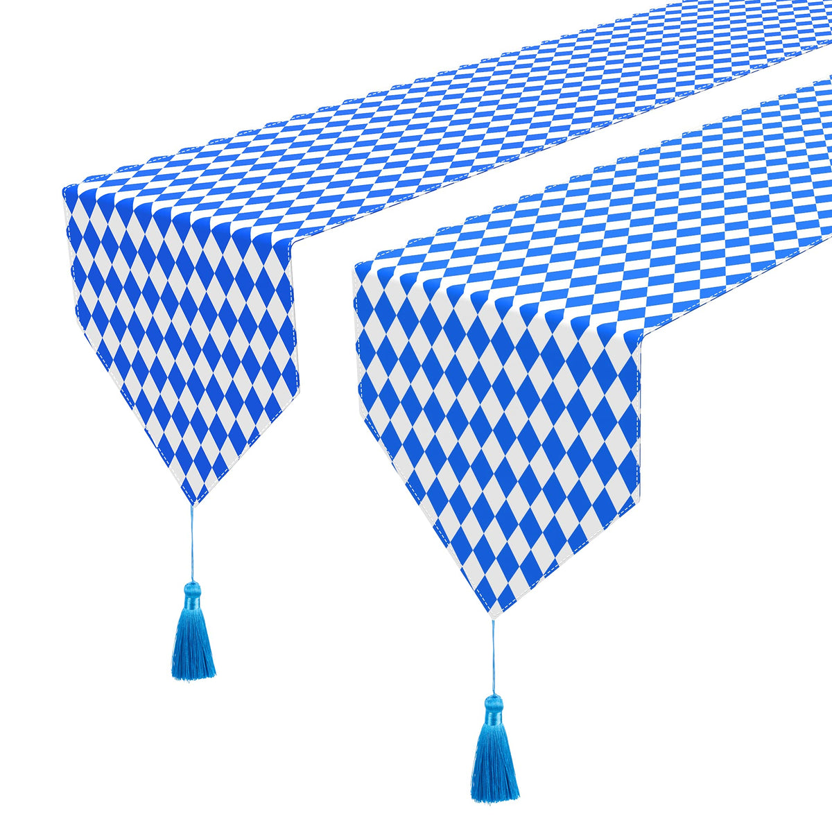 6 Pack 118'' x 12'' Oktoberfest Table Runner with Tassels