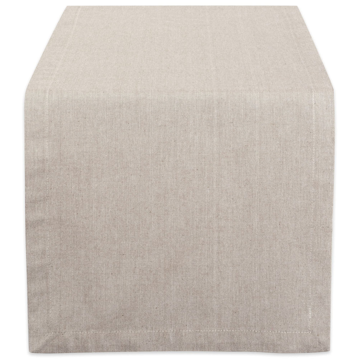 DII Chambray Kitchen, Tabletop Collection, Natural, 14x72 Table Runner