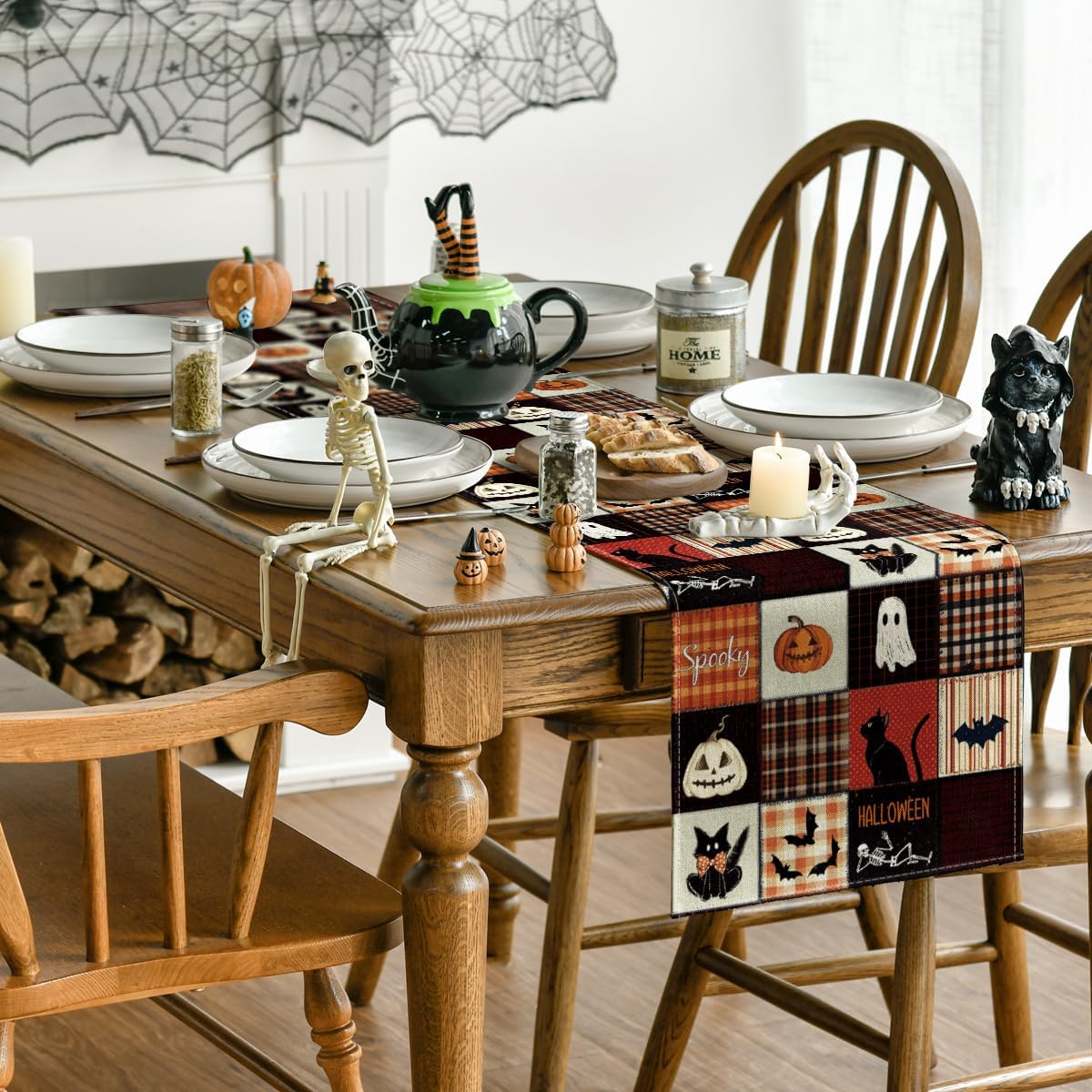 Artoid Mode 210 GSM Halloween Table Runner Home Party Decor 13x108 Inch