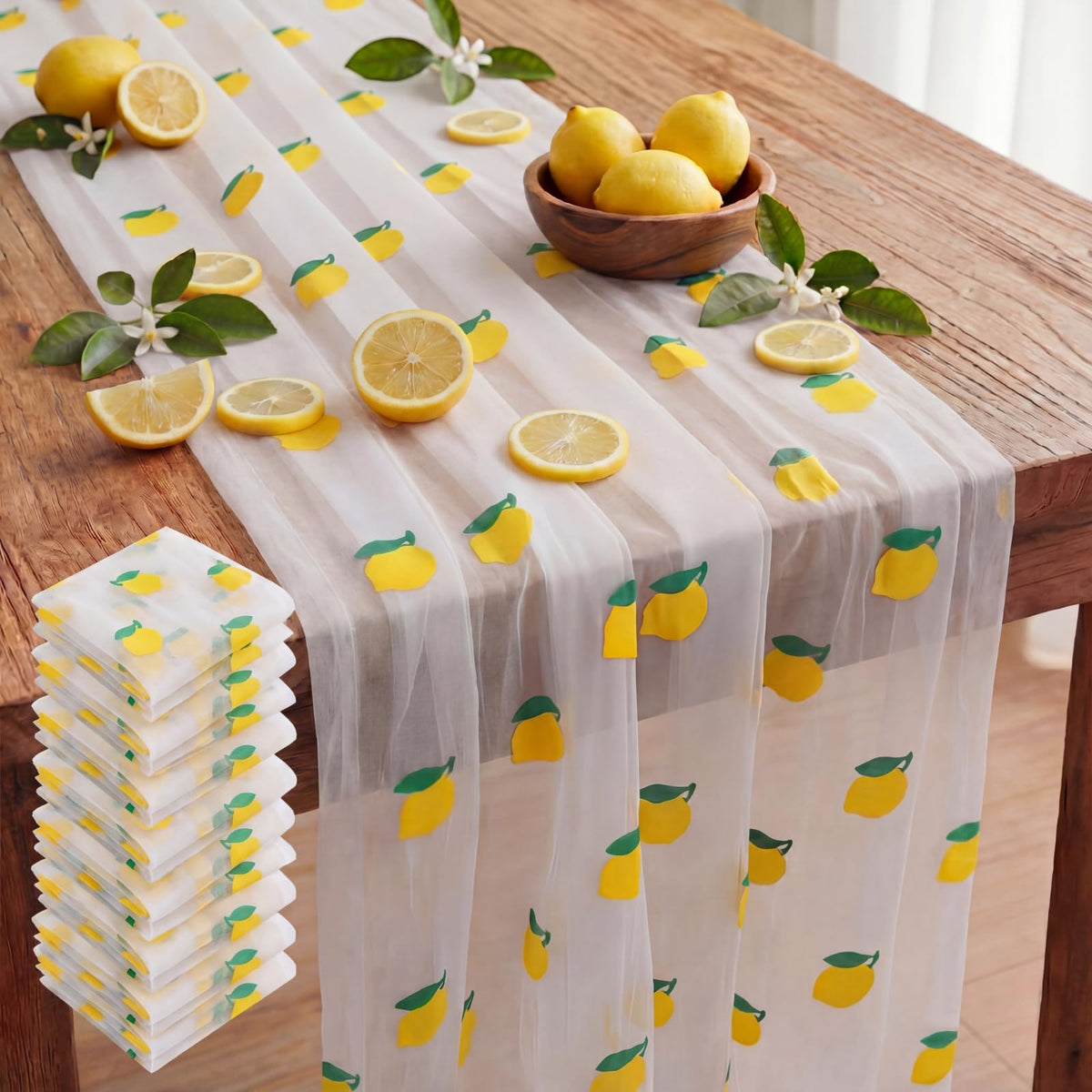 8 Pcs Fall Table Runners 29 x 71 Inch Thanksgiving Decor