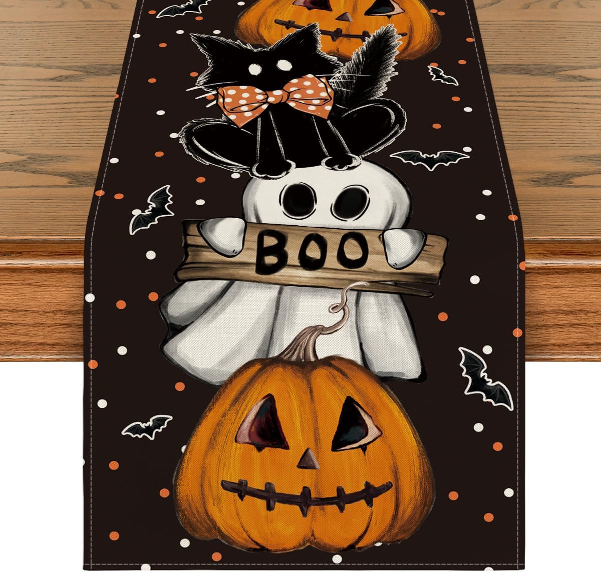 Artoid Mode 210 GSM Halloween Table Runner Home Party Decor 13x36 Inch