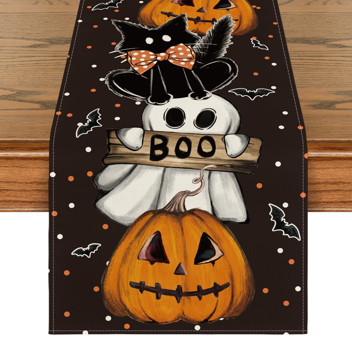 Artoid Mode 210 GSM Halloween Table Runner Home Party Decor 13x36 Inch