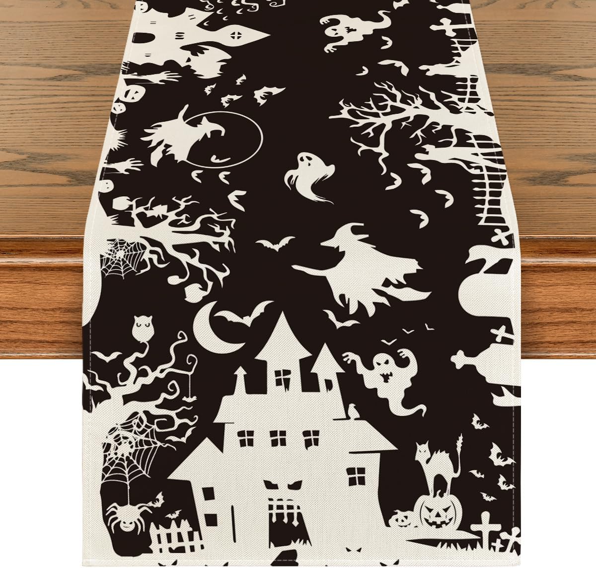 Artoid Mode 210 GSM Halloween Table Runner Home Party Decor 13x72 Inch