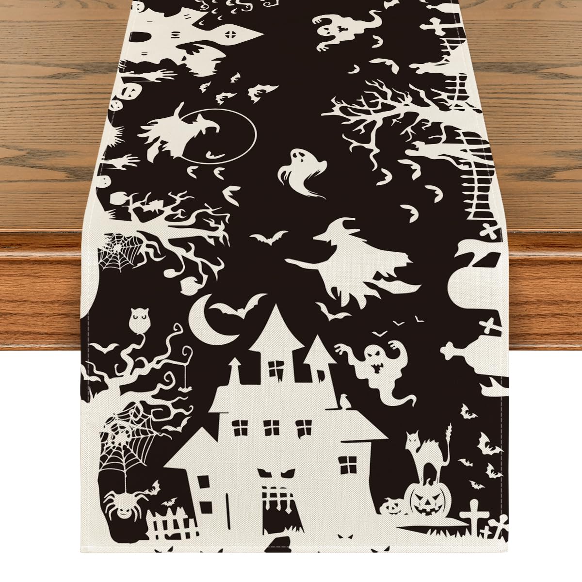 Artoid Mode 210 GSM Halloween Table Runner Home Party Decor 13x72 Inch