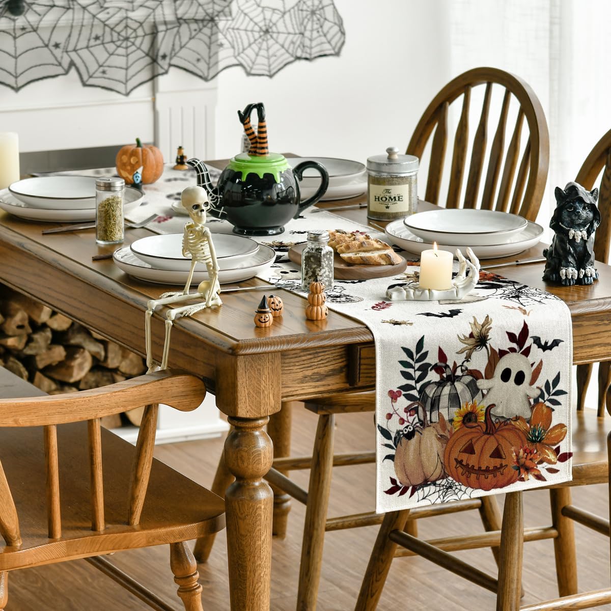 Artoid Mode 210 GSM Halloween Table Runner Home Party Decor 13x72 Inch