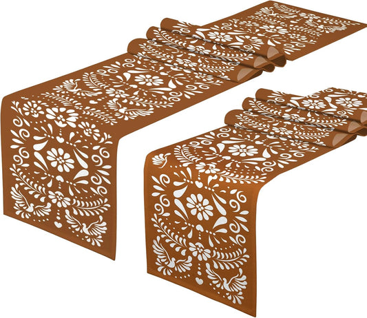 6 PCS Mexican Table Runner 71 x 13'' Cielito Lindo Table Runner Cielito Lindo Baby Shower Party Decoration Mexico Home Decor for Mexican Wedding Birthday Party Supplies