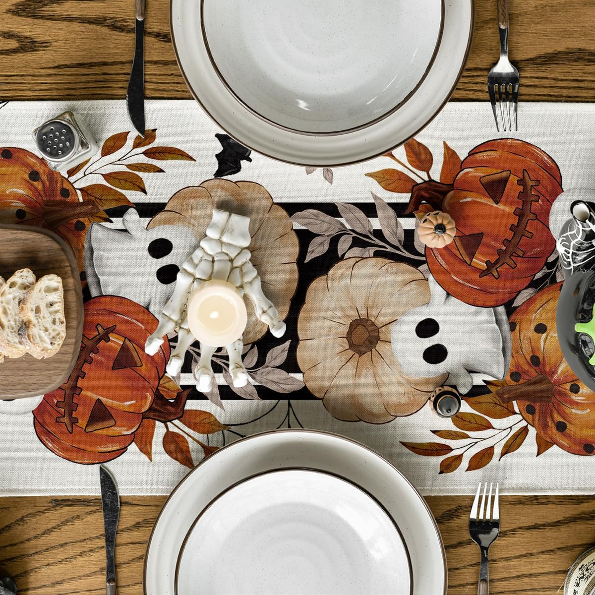 Artoid Mode 210 GSM Halloween Table Runner Home Party Decor 13x72 Inch