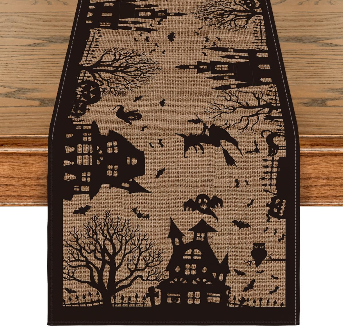 Artoid Mode 210 GSM Halloween Table Runner Home Party Decor 13x90 Inch