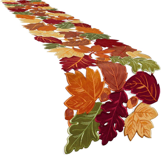 Simplebrand Harvest Fall Table Runner 70 Inches Long for Thanksgiving