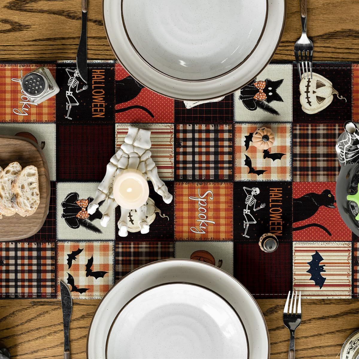 Artoid Mode 210 GSM Halloween Table Runner Home Party Decor 13x108 Inch
