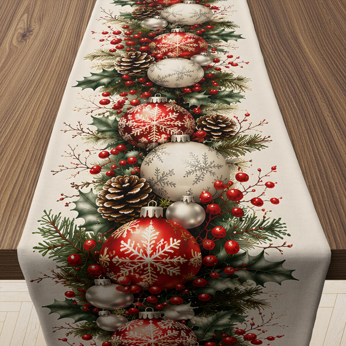 Thanksgiving Decorations - Fall Leaves Table Runner
